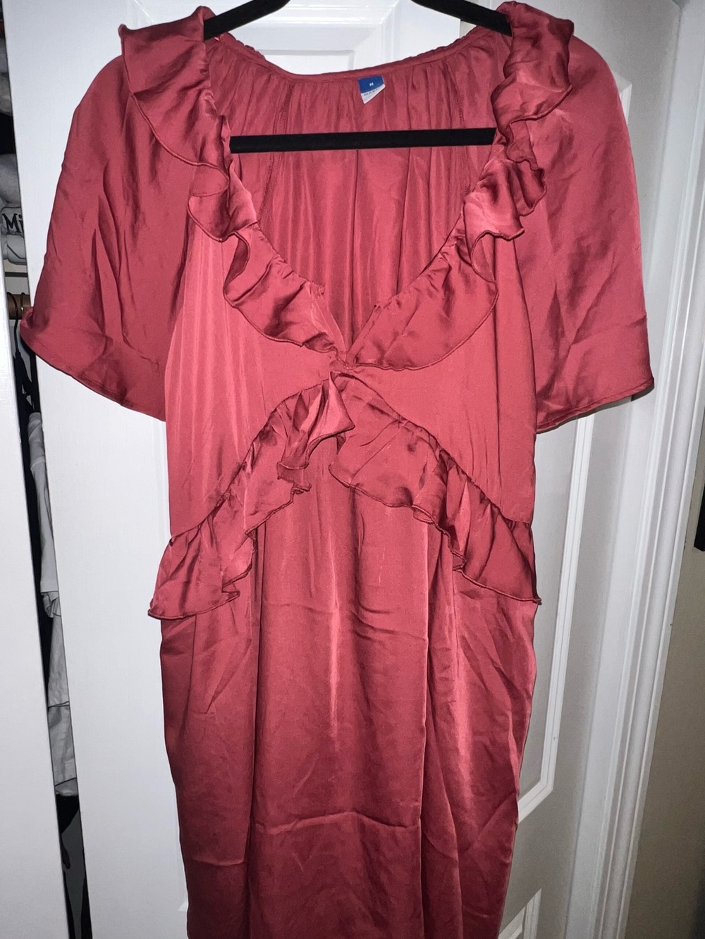 Old Navy Rose Ruffle Scoop-Neck Tunic